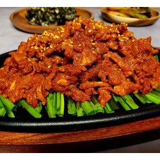 봉이닭짱 국내산 매콤오돌뼈 300g 오도독뼈 직화 캠핑음식 밀키트 혼술 야식, 1g, 1개