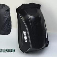 오토바이 백팩 가방 헬멧 바이크 배낭 수납 표준형 검정 라이딩 방수, 1, B. OG 섬유 라벨