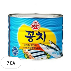 오뚜기 꽁치 통조림, 1.8kg, 7개