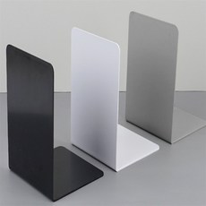 해나찬 L형 북엔드 1P 책받침대, 화이트