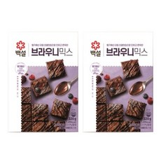 백설 오리지널 브라우니믹스, 320g, 12개