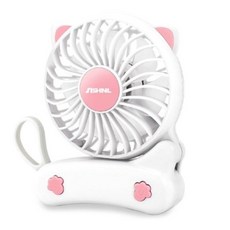 신일전자 고양이 캐릭터 핸디형 휴대형 탁상형 겸용 선풍기, SIF-O7MSJ