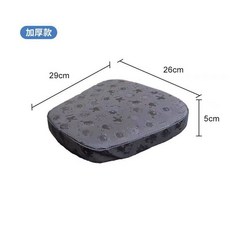 오토바이 스쿠터 탑박스 방수 메모리폼 시트 안장 쿠션, 미니 캐릭터 블랙 5