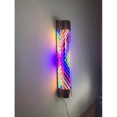 LED 미용실 이발소 헤어샵 싸인볼 간판 원형통 회전, 공식 표준, 120x18 외부 빨강  흰색  파랑  녹색  노란색