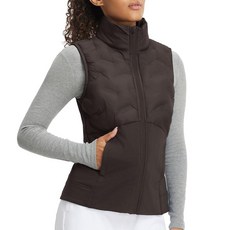 M MAELREG puffer Vests 여성용 경량 스탠드 칼라 슬림핏 겨울 민소매 재킷 골프 하이킹 포함 네이비 XL