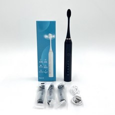 優立淨 音波電動牙刷 高頻率充電成人電動牙刷, 沉穩黑, 1個, 330