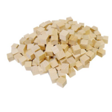 큰솔가베 1cm 쌓기나무 200p, 원목 색상, 3세트