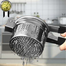 오이지 야채 짤순이 두부 나물 물기 제거 대용량 짜기 스테인리스, 1개, 실버