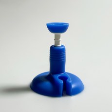 겨울 제자리 1초 티업 골프티 고무티 실리콘티 드라이버티 티샷 높이조절, 블루, 1개