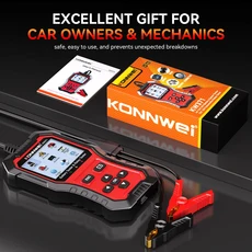 2026 KONNWEI KW371 2 in 1 자동차 배터리 및 릴레이 테스터 6V-12V-24V 부하 도구 범용 진단 스캐너, 01 KW371