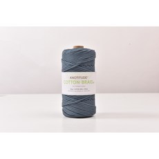 3mm 고급 마크라메실 순면우동사 100m 네트백 스트링 컬러우동실 코튼 브레이드 색실, 51-Charcoal