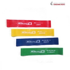 루프밴드 1~4단계 운동밴드 스트레칭 밴드 MD Buddy [동화스포츠 공식 제품], 3단계(블루), 블루, 1개