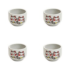 본인 일본풍 야옹 도자기 고량주 사케 전통 이자카야 술잔 50ml