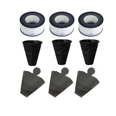 IRIS OHYAMA 副廠 集塵袋 HEPA濾網組, 1個, IR-FAC03-03+BAG(90入)