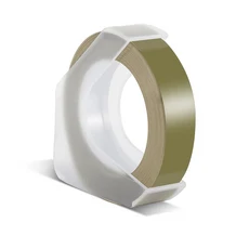 Dymo 라벨 테이프용 3D 플라스틱 테이프 Motex E101 E202 수동 타자기 12965 1610 메이커용 9mm, Champagne Gold