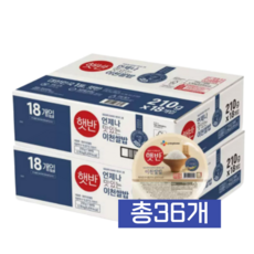 햇반 이천명품쌀밥, 3.78kg, 36개