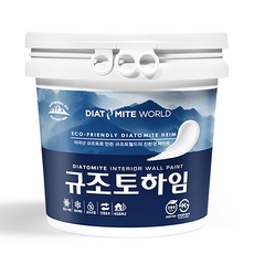 규조토하임 페인트타입 5Kg (색상선택) 곰팡이 결로방지페인트 벽지 친환경 천연 단열 베란다, 01. 화이트 페인트, 1개