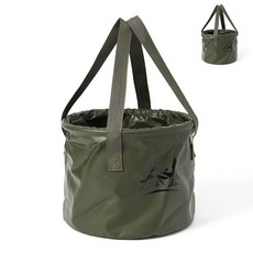 캠핑설거지가방 멀티 접이식 캠핑 바구니 카키 캠핑바스켓 10L, 상세페이지 참조