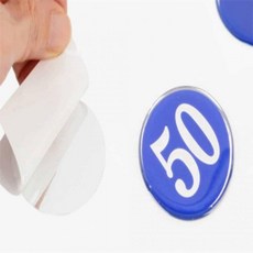원형 48mm 에폭시 번호판 블루 1 50 1P 락카번호스티커 넘버링스티커 에폭시번호스티커 pc방스피커, 1개, 단일상품1