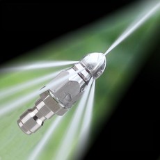 전후분사 스텐 고압 세착노즐 배수관 물청소 물쥐노즐 하수구 청소 GS0300549A, 1개