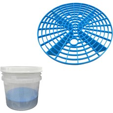 2 PCS 세차 버킷 인서트 플라스틱 차량 디 그릿 트랩 자동 먼지 수집기 직경 2인치 범용 자동차 액세서리블루 장착, Red, 2pcs