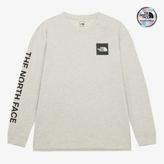 NT7TR59C TNF 코어 EX 긴팔 티셔츠 OATMEAL 20251016