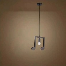 단어 음악 블랙 펜던트 램프 침실 책방, 2. 육군 녹색