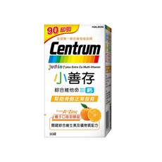 Centrum 小善存 Junior plus Extra Ca Multi-Vitamin 兒童綜合維他命, 1盒, 90顆