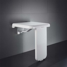 摺疊沐浴凳 壁掛式折疊設計 防滑安全 節省空間, 1個