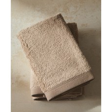 자라홈 브랜드관 프리미엄 코튼 핸드 타월 세트(3개입) 47599002731, 핸드 타월 / 30 x 30 cm, 베이지
