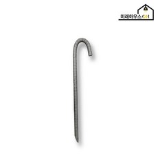 13mm 쇠말뚝 30cm 직선철(5개) 철근말뚝 국내생산 텐트, 30cm (5개)