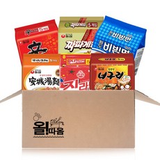 袋裝泡麵組 辛拉麵+金拉麵 辣味+橄欖油炸醬麵+香辣海鮮風味烏龍麵+安城湯麵+辣味冷拌麵, 30個