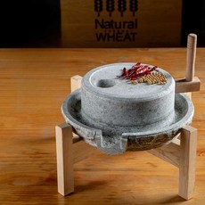 돌맷돌 맷돌 두부 콩 고추 분쇄 절구 가정용 대형사이즈, 1개