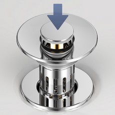 스마트 세면대 팝업 욕조 거름망 스텐, 1세트