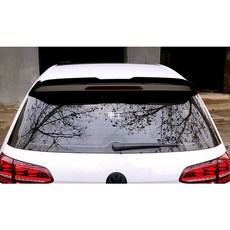 【車王汽車精品百貨】福斯 VW Golf 7 7.5 碳纖維紋 高爾夫 七代 大尾翼 壓尾翼 定風翼 導流板, 1個