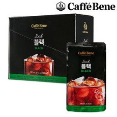 카페베네 커피파우치 블랙, 190ml, 40개