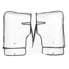 데일리쇼핑 오토바이 방한토시 비닐커버 방수커버 방한장갑 글러브 핸들커버 토시, 투명, 방풍비닐