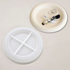 석고 테라조 레진 트레이 만들기 실리콘 몰드 라운드yh.9+4jTS