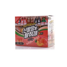 산도깨비 신발장용 탈취제 65g 4개입 - 피치향 /신발냄새제거/악취제거/신발장 방향제, 4개