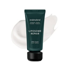 Shaishaishai LIPOSOME REPAIR MILKY 크림 하이드레이팅 경량 장벽 콜라겐 부스트 울트라 수딩 수분 기름지지 않음 무향 한국 스킨케어 50m, Shaishaishai LIPOSOME REPAIR M, 1
