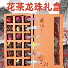 꽃차 티볼 18개입 선물세트 블루밍티 수제 꽃차 홈카페 차세트, 6가지 향 18개입 선물 세트, 1개
