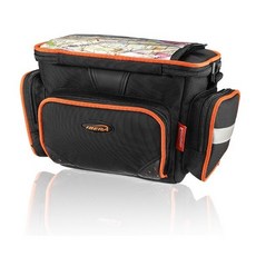 IBERA HB4手把車前袋-單車精品好選擇，快拆設計，大容量收納，耐磨材質, 1個