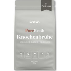 sensé 독일산 와일드 소 우유 뼈 육수 가루 바이오액티브 350g 23개입 - 콜라겐 타입 1 2 3 | 관절 장 피부 지원 고단백 함유 케토 및 팔레오 다이어트 적합 무, sensé 독일산 와일드 소 우유 뼈 육수 가루 바이, 1개