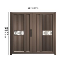 단독주택 대문 전원주택 목재 마당 창고 시공 무레일, 스타일 13