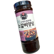 백설 소갈비 양념 500g 업소용 갈비양념, 1개