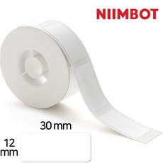 님봇 D11 / D110 / D101 라벨프린터용 라벨지 화이트12 x 30 mm, 210칸, 1개