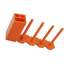 재봉틀과 호환되는 다목적 플라스틱 마그네틱 실 보빈 오가나이저 홀더, Orange