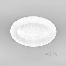 PSP 트레이 280 백색 600개 정육 회 일회용 용기, 1개, 600개입