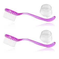 2팩 햄스터 브러시 기니피그 마사지 빗 고슴도치 청소 용품 - 퍼플, Purple