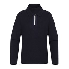 JDX_겨울_여성 방풍안감 부클원단 오버핏 티셔츠_평촌점